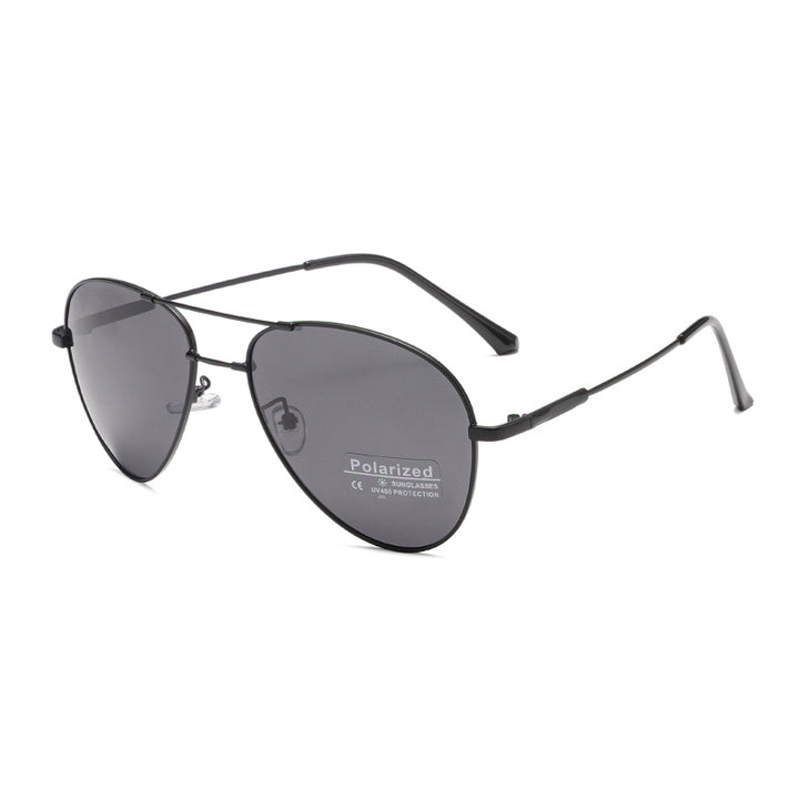 Men's polarized airplane sunglasses with ultra-light frame and UV protection Bowlift