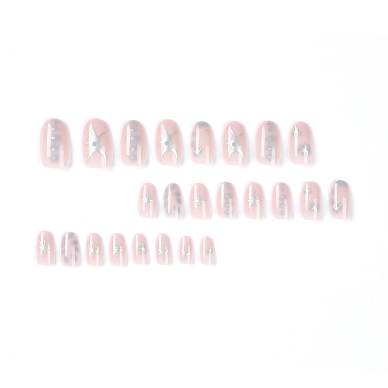 Elegant nail art with glamorous metal embellishments Bowlift