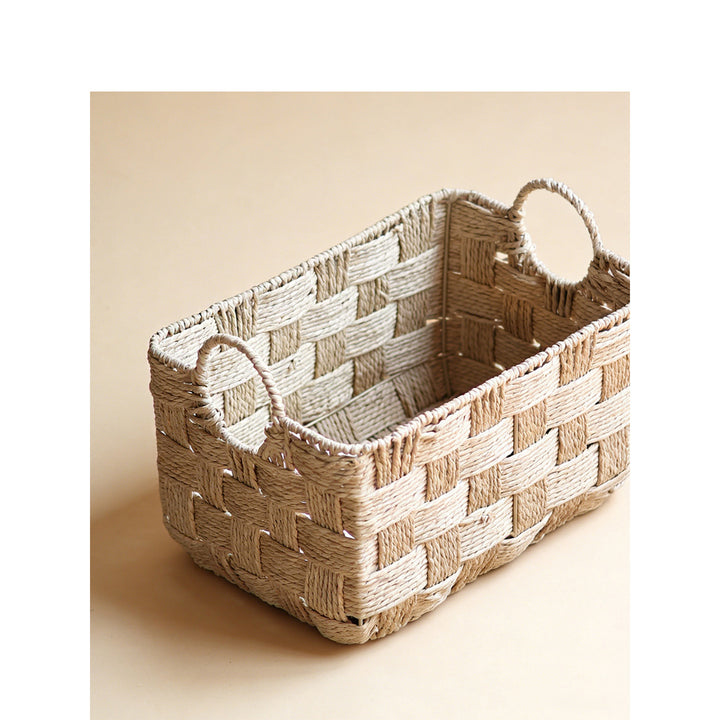 Handcrafted storage basket made of seagrass Bowlift