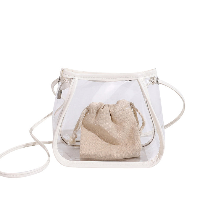 Transparent Mini Bucket Bag Bowlift