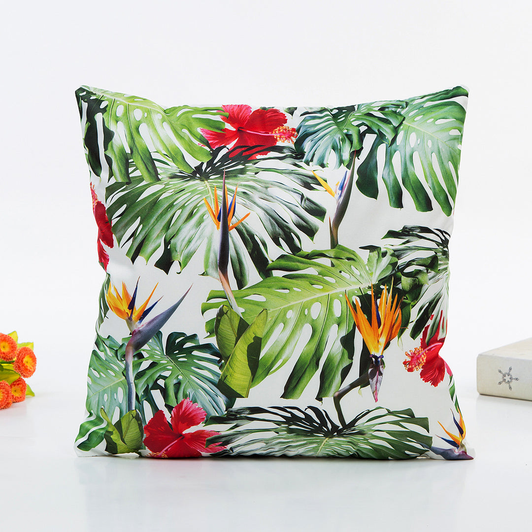 Decorative Plant Print Cushion