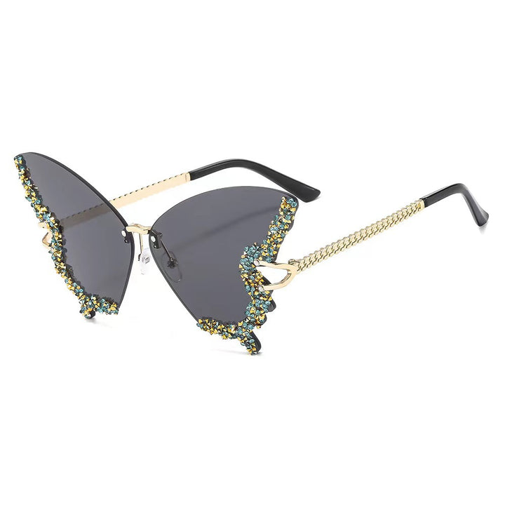 Women extravagant wing sunglasses Bowlift