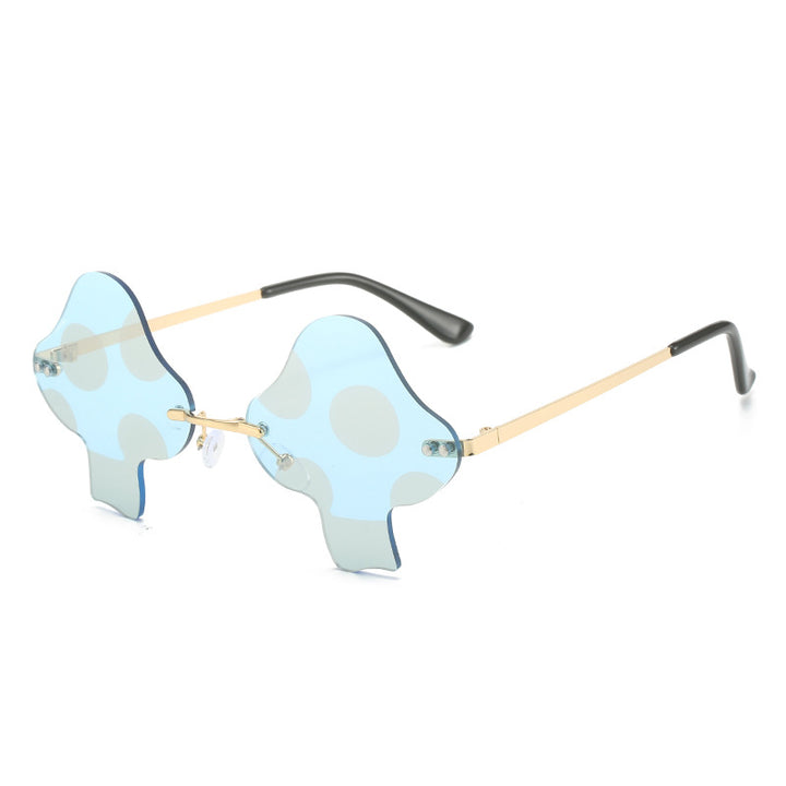 Unique Oversized Polka Dot Frame Sunglasses Bowlift