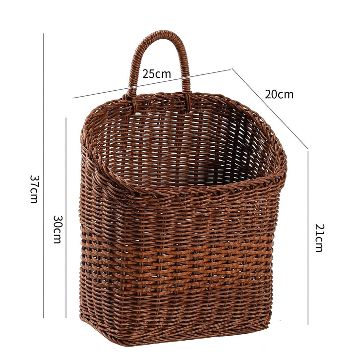Handwoven Storage Basket with Ergonomic Handle Bowlift 1783754313
