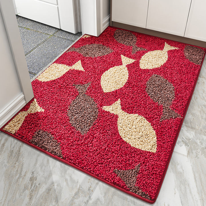 Geometric Patterned Soft Comfort Area Mat Bowlift