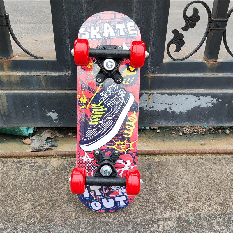 Cartoon-Themed Mini Skateboard Bowlift