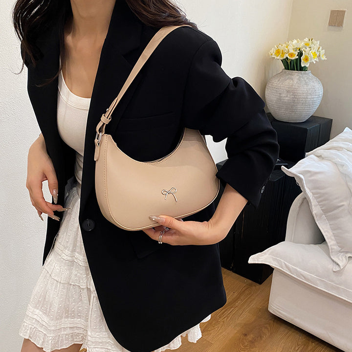 Stylish Bow Detail Shoulder Bag Bowlift