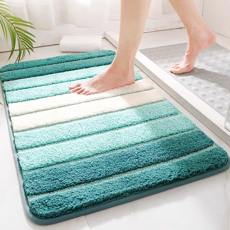 Absorbent Plush Bath Mat Bowlift