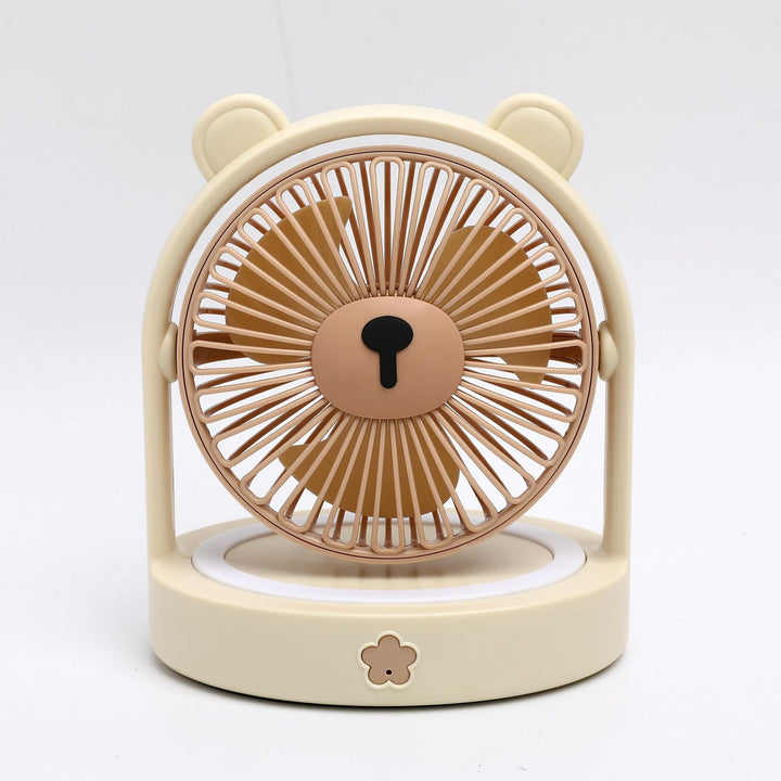 Unisex Portable Hand Fan in Creative Bear Design Bowlift