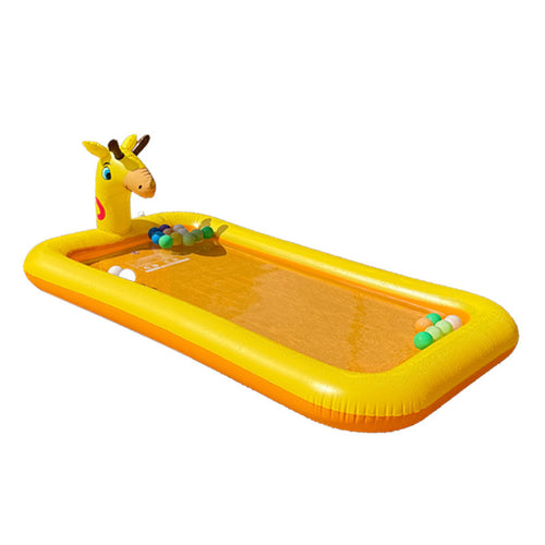 Women Inflatable Spray Pool with Giraffe Design Bowlift