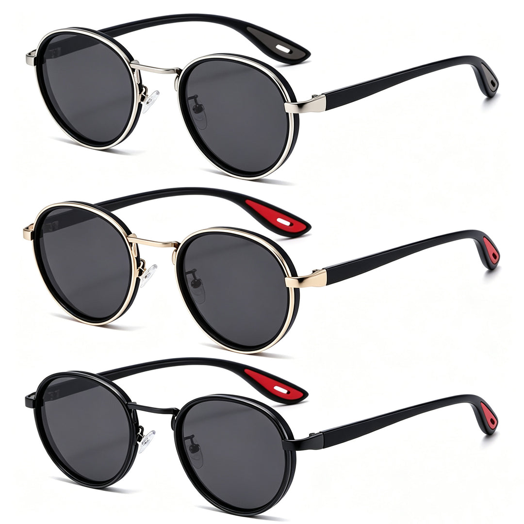 Vintage Round Frame Sunglasses Bowlift