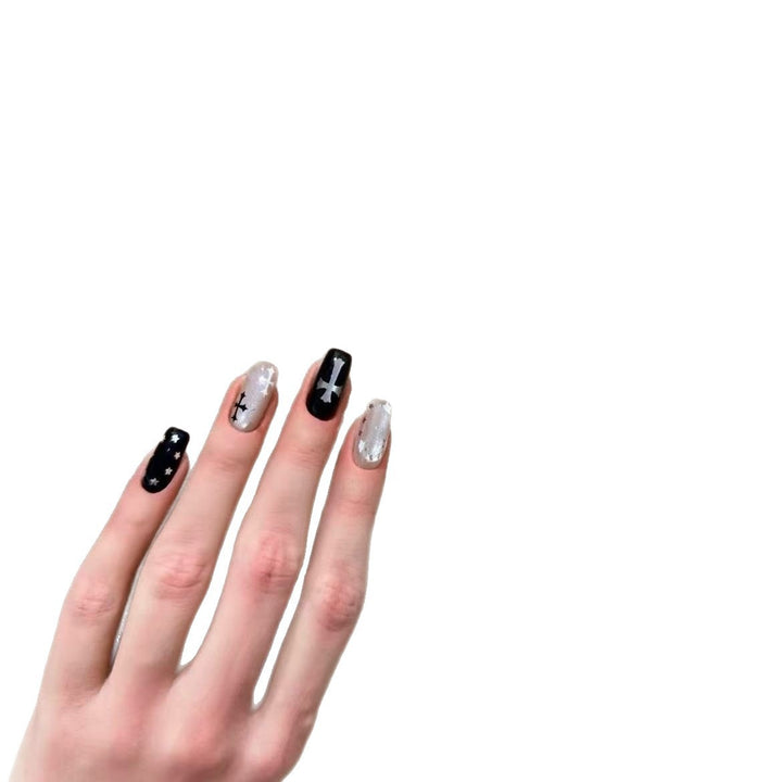 Celestial Themed Press-On Nail Art Set Bowlift