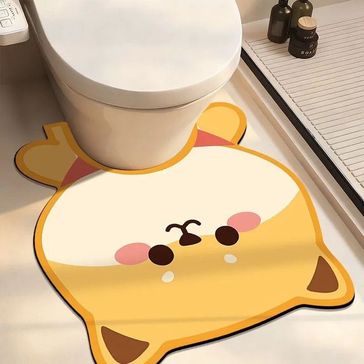 Novelty Pet Paw Bathroom Mat Bowlift