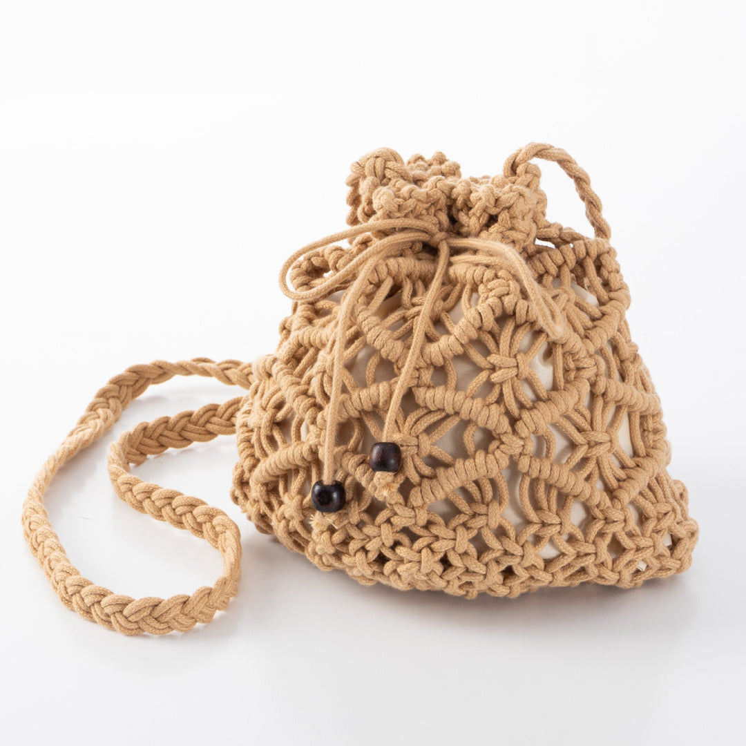 Handmade Macrame Shoulder Bag Bowlift