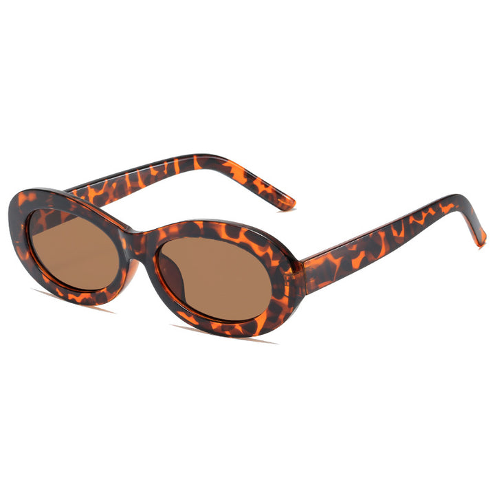 Women’s fashionable oval sunglasses with UV protection and innovative design Bowlift