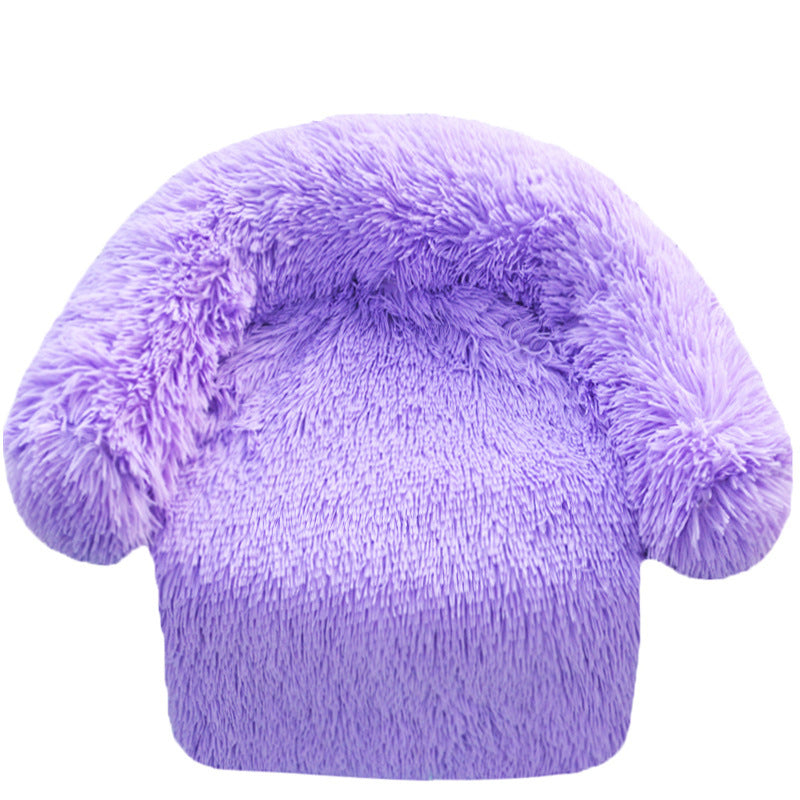 Ultra-Soft Plush  Lounge Chair  Dog Bed