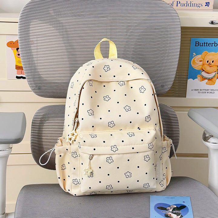 Floral Print Backpack Bowlift