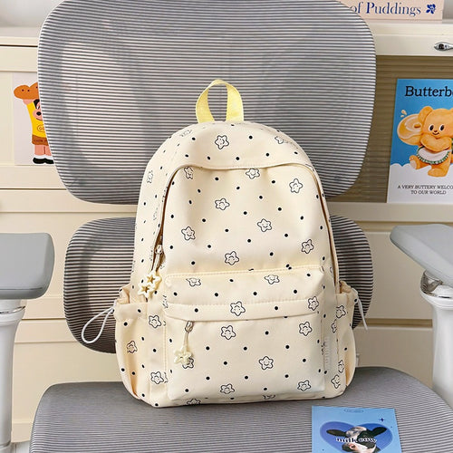 Floral Print Backpack Bowlift