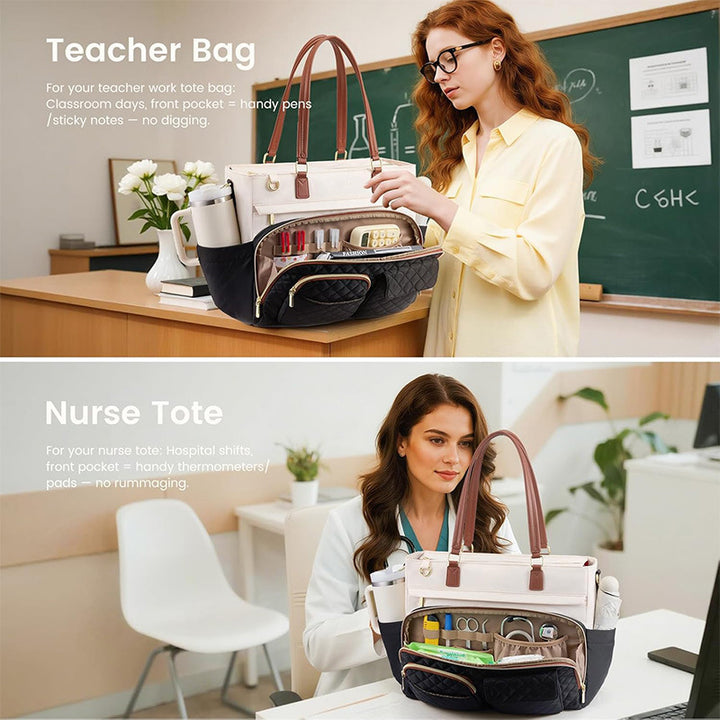 Multi-Functional Quilted Utility Tote Bowlift