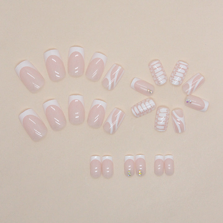 Artistic Press-On Nail Art Set Bowlift