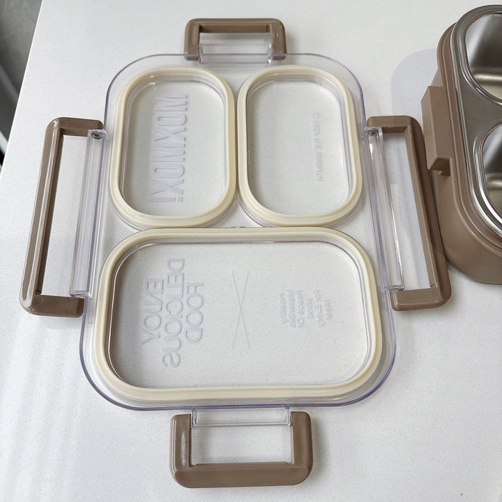 Premium Stainless Steel Multi-Compartment Food Storage Container