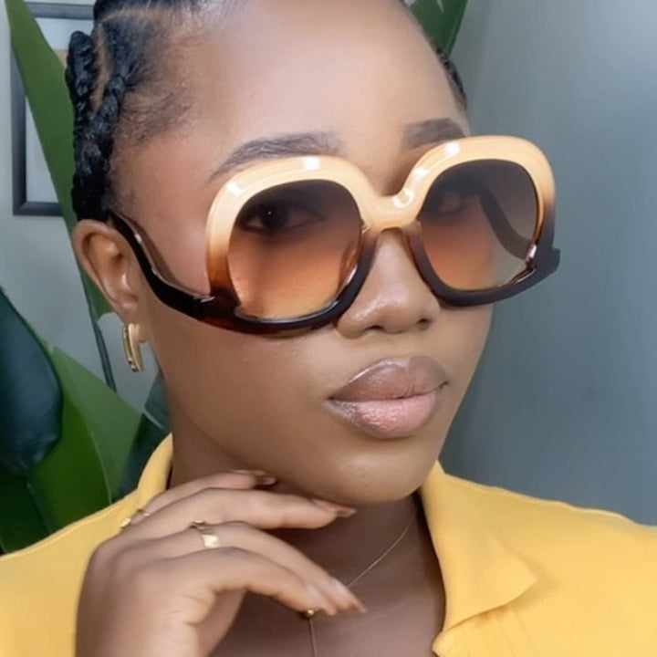 Women's oversized sunglasses with fashionable design Bowlift