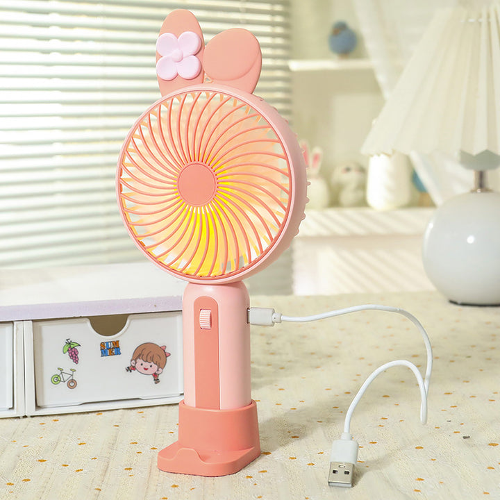 Portable Mini Hand Fan with Playful Design Bowlift