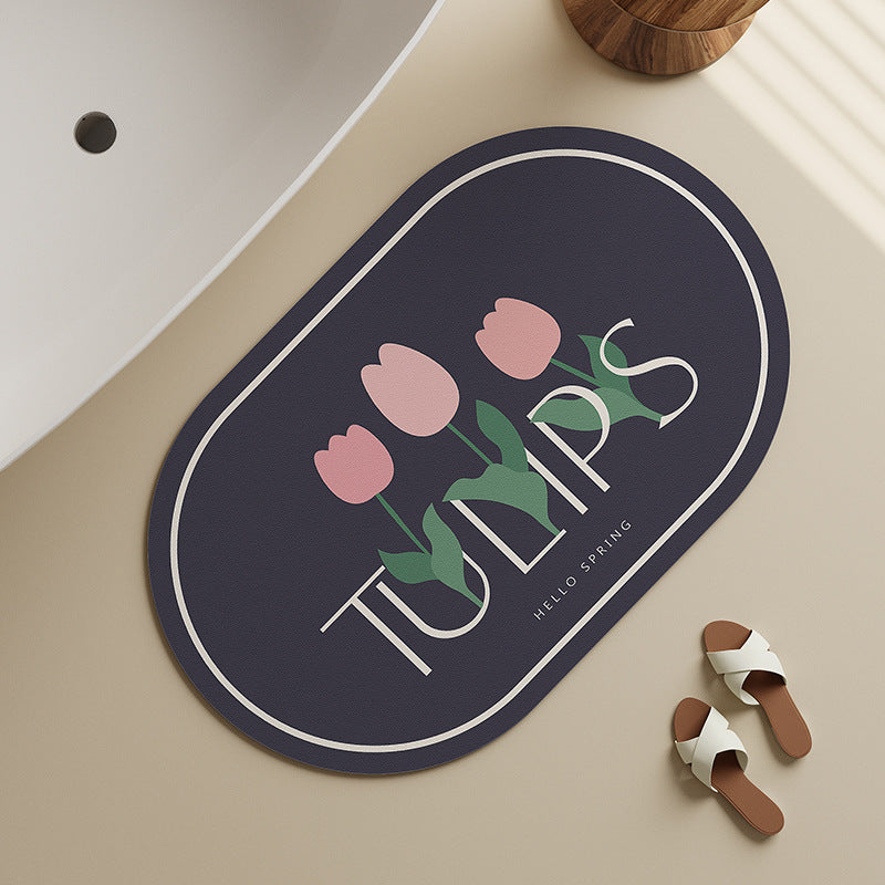 Decorative Bath Rug Bowlift