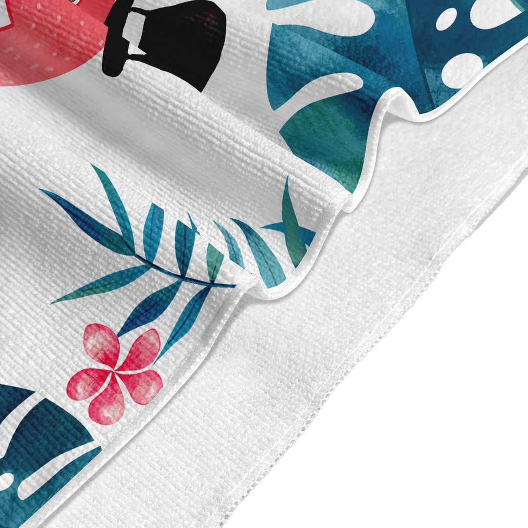 large beach towel with colorful butterfly design Bowlift