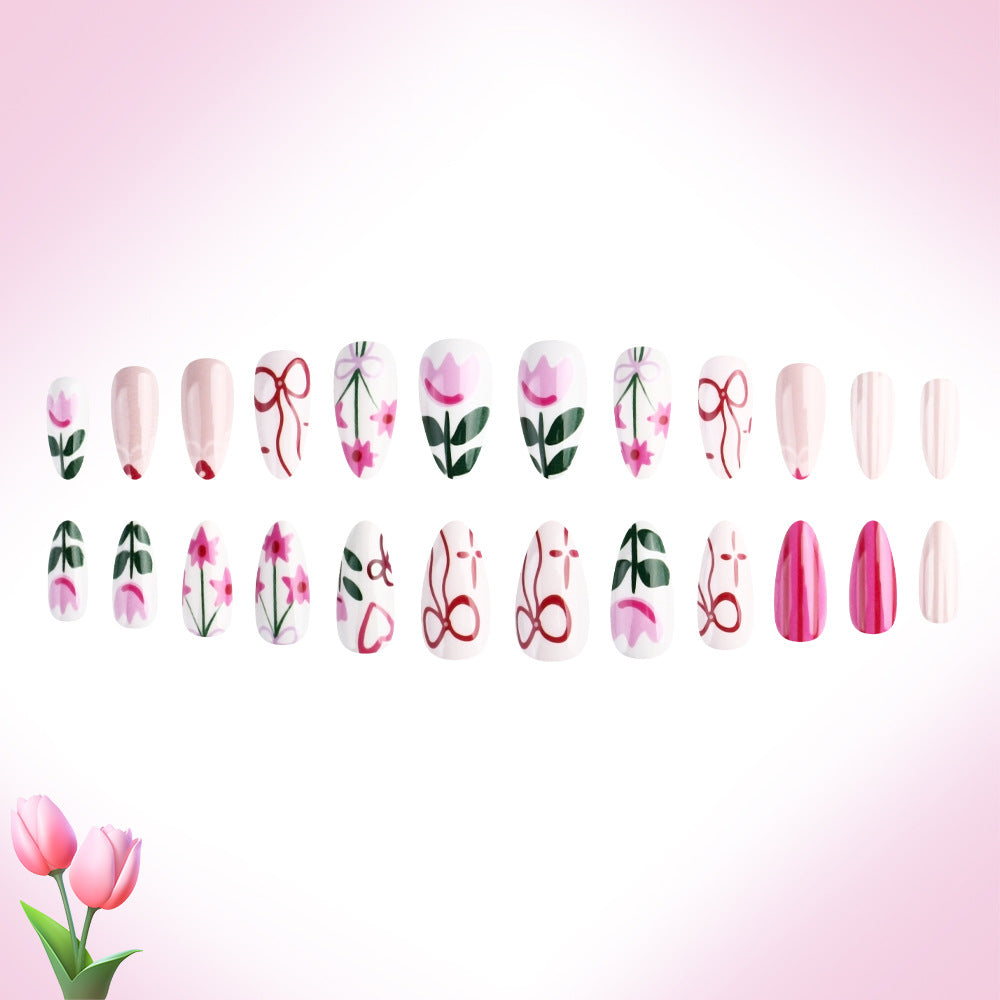 Floral Decorative Nail Art Bowlift