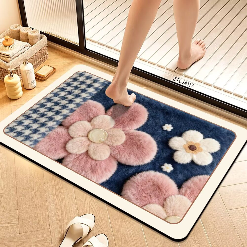 Decorative Bath Mat Bowlift