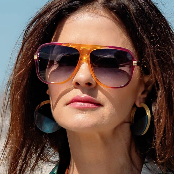 Ladies oversized fashionable sunglasses with robust and elegant design Bowlift