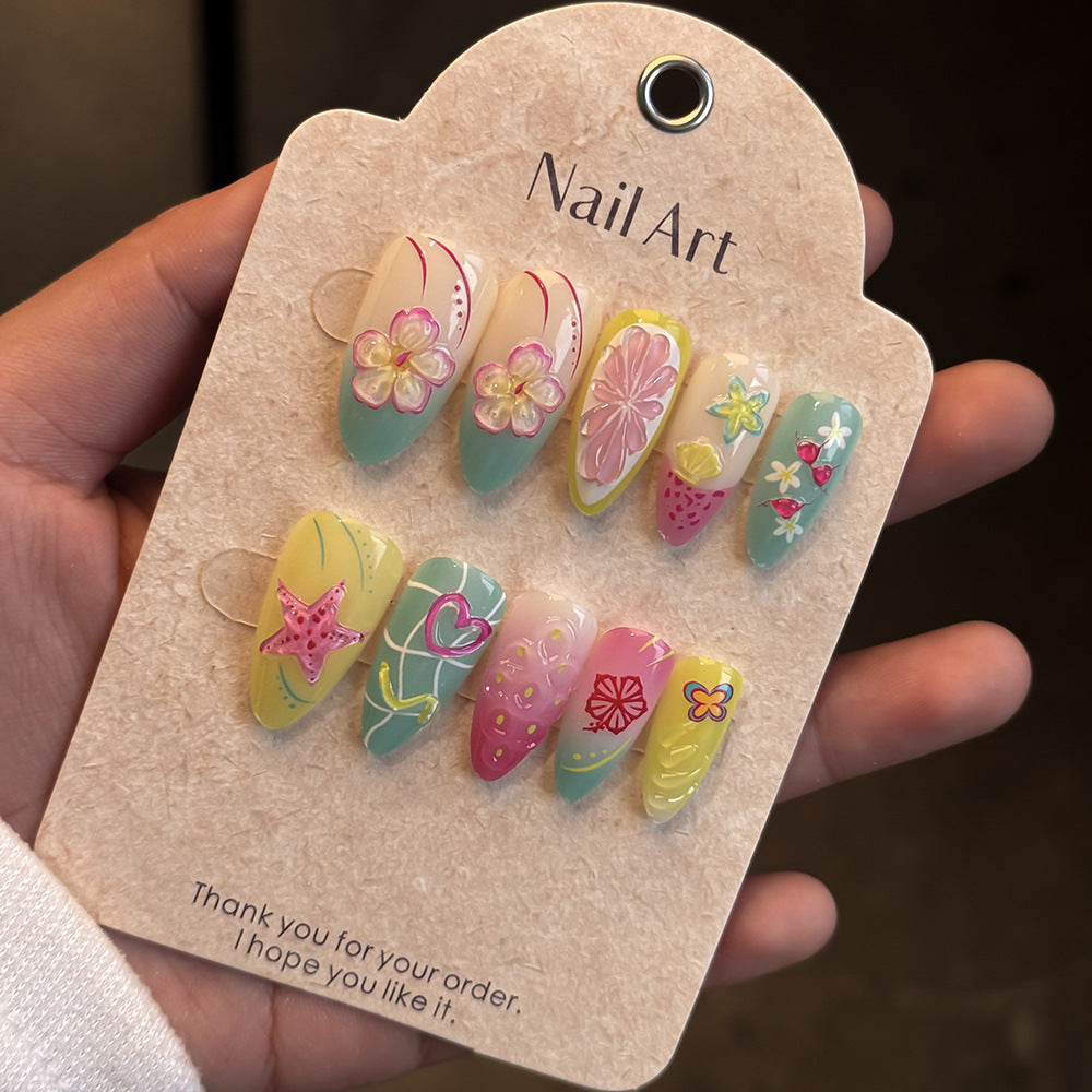 Artistic Themed Press-On Nail Collection Bowlift