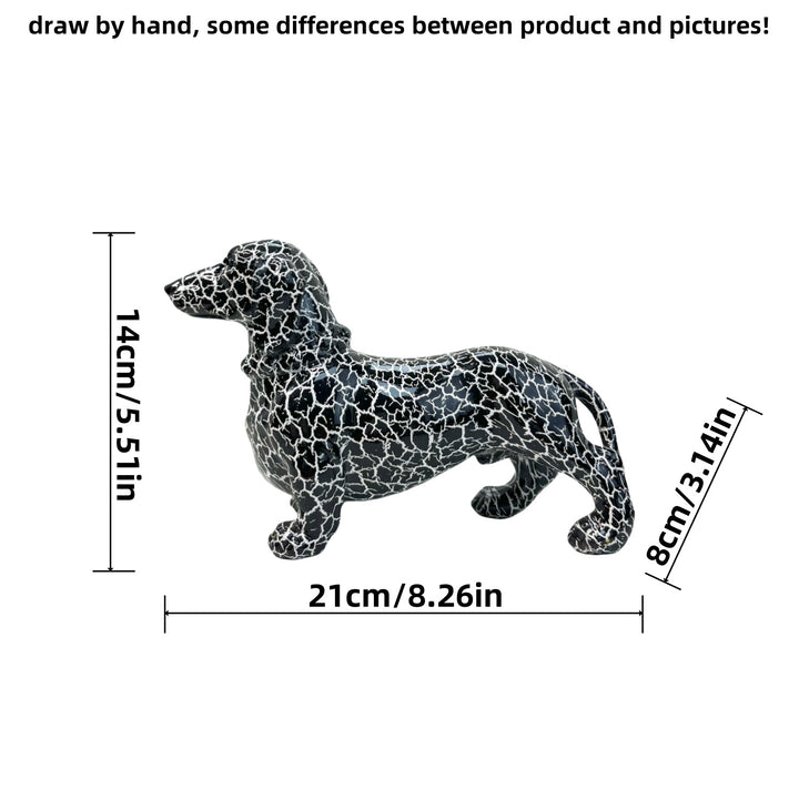Creative decoration figure of a dachshund Bowlift