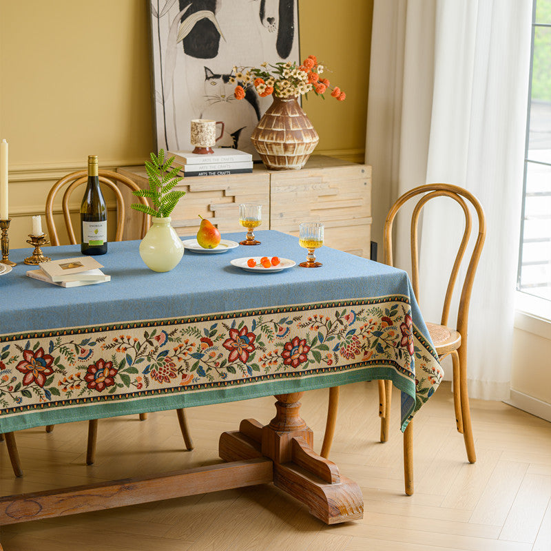 Floral Pattern Tablecloth