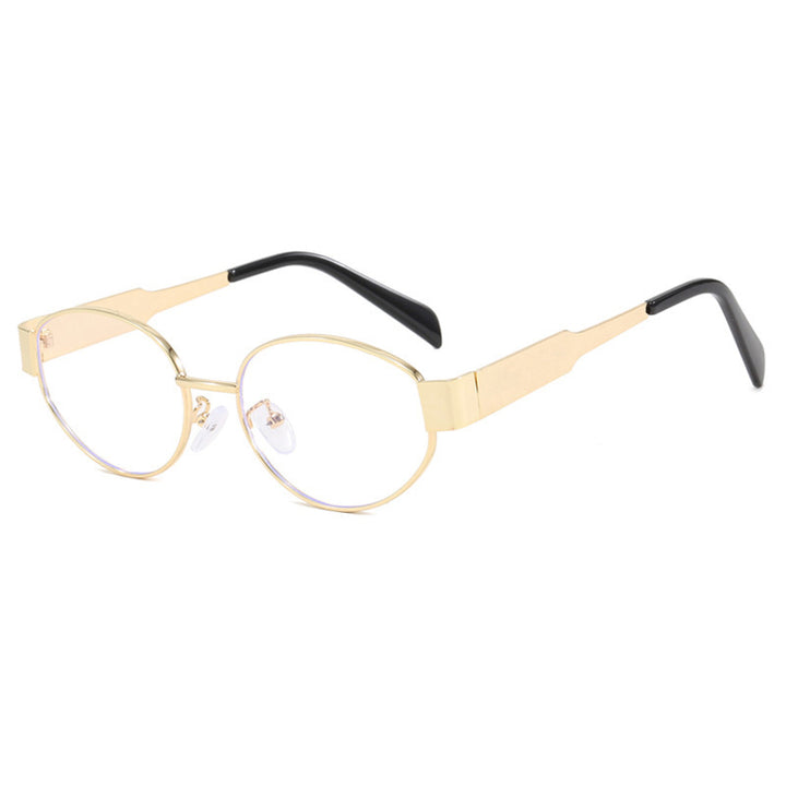 Fashionable oversized sunglasses with metal frame Bowlift