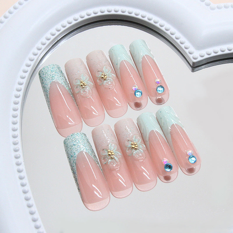 Decorative Gel Nail Extensions Bowlift