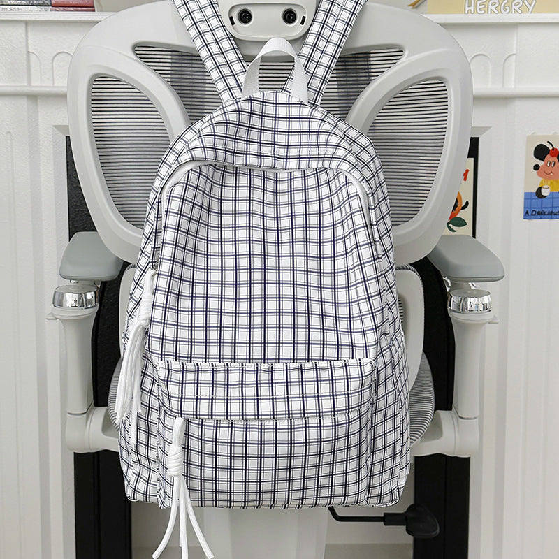 Functional Checked Backpack