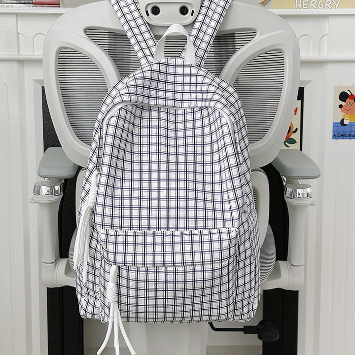 Functional Checked Backpack