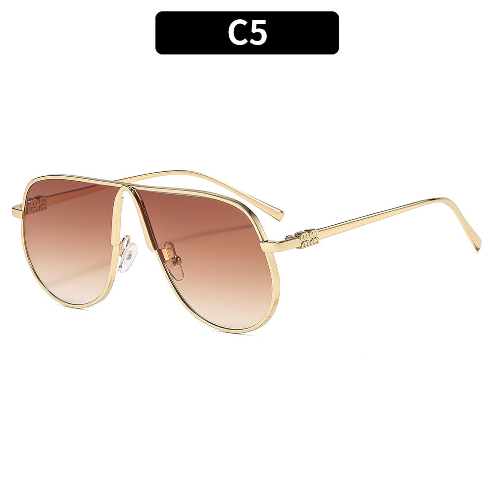 Premium Oversized Aviator Sunglasses