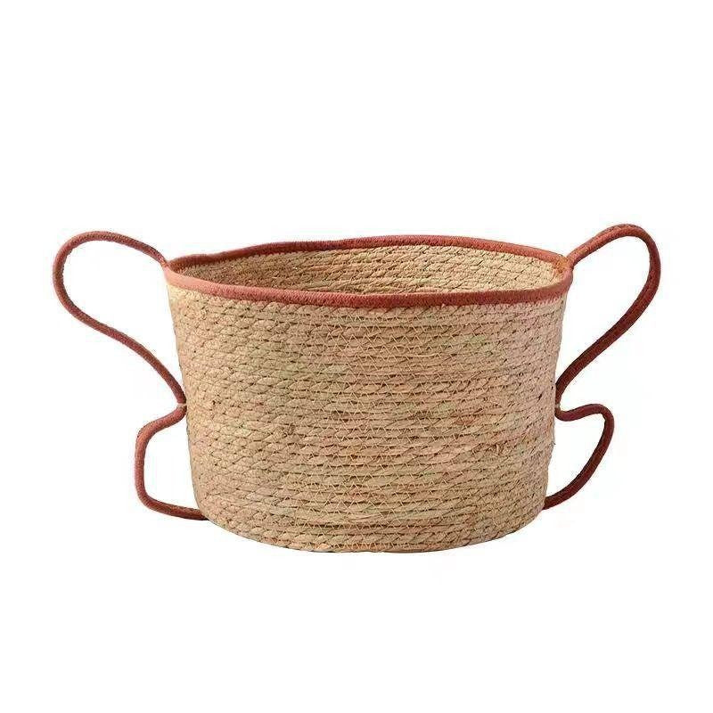 Handwoven Decorative Basket Made of Natural Materials Bowlift