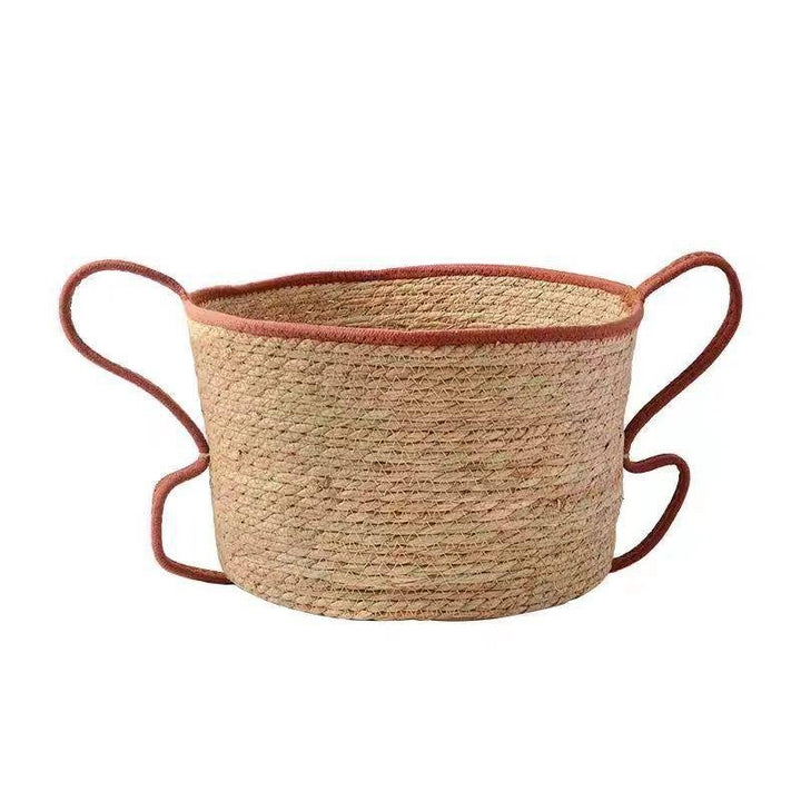 Handwoven Decorative Basket Made of Natural Materials Bowlift