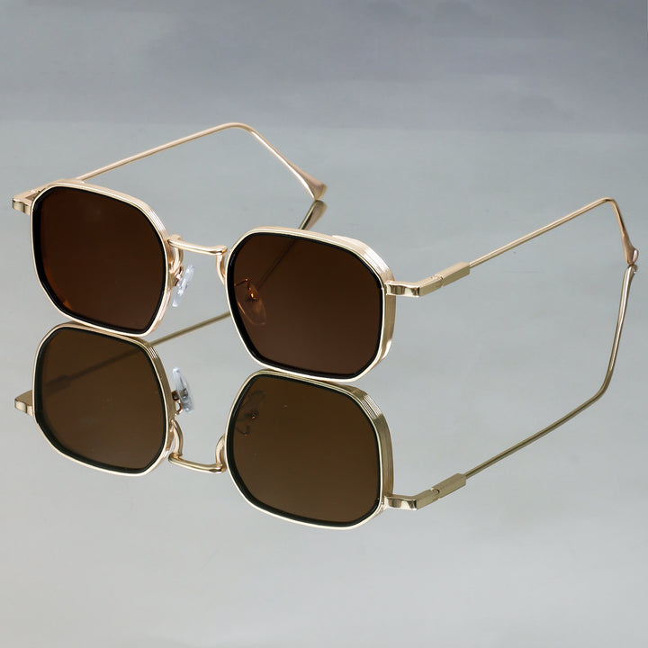 Women's fashionable sunglasses with stylish, square frame and UV protection Bowlift