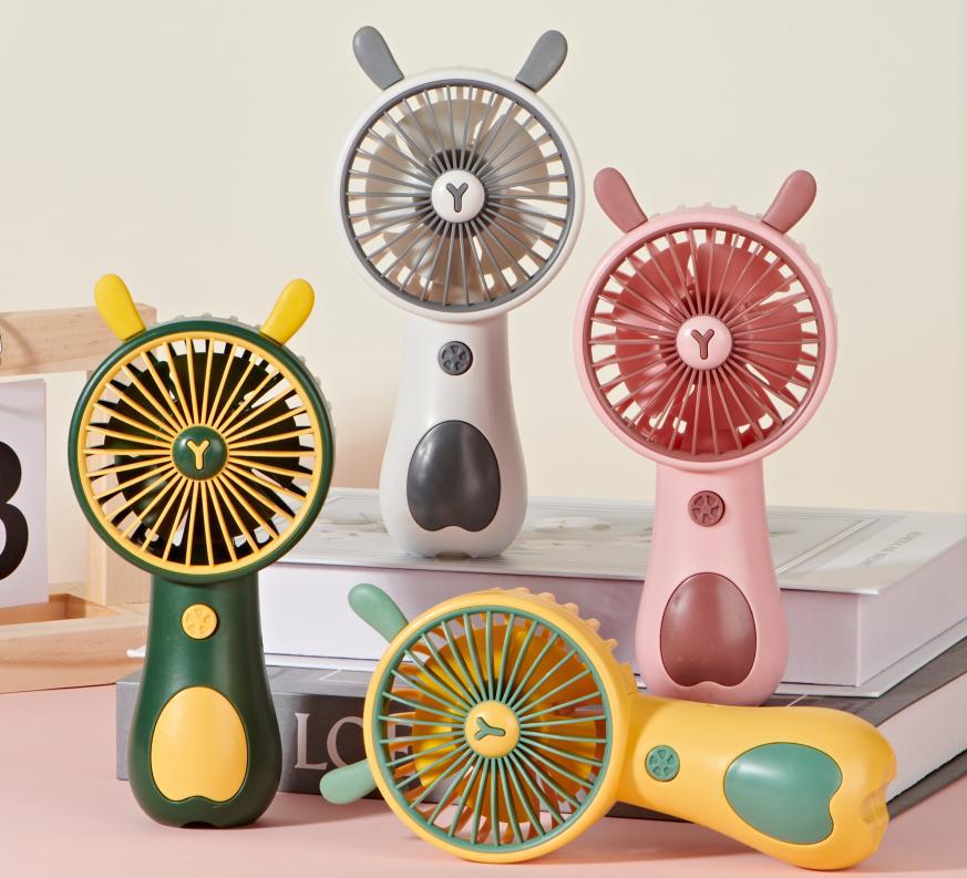 Unisex Portable Hand Fan with Animal Design and USB Charging Function Bowlift