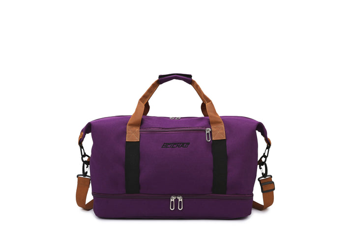 Durable Multi-Compartment Travel Duffel Bag