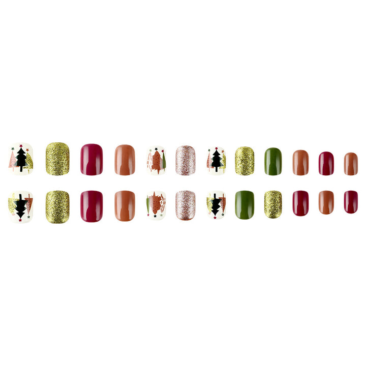 Seasonal Forest-Themed Nail Art Set Bowlift