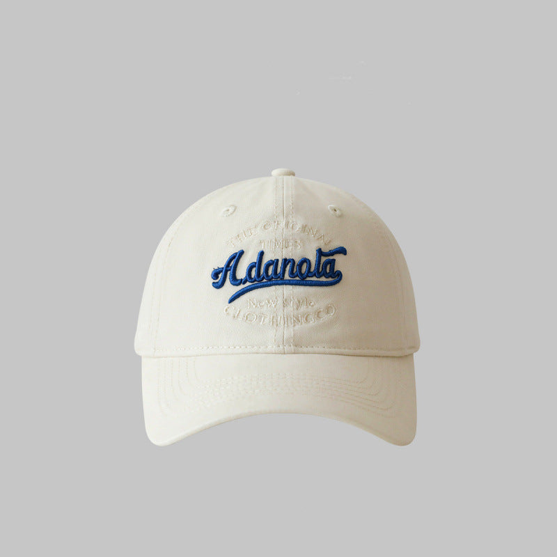 Women's Embroidered Casual Sun Cap Bowlift