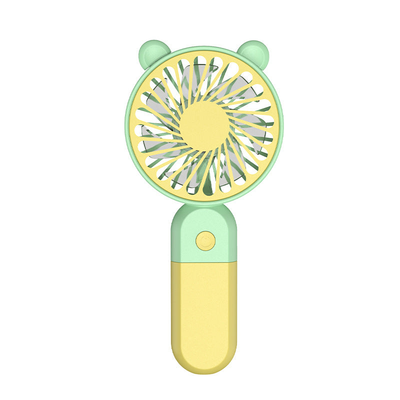 Women portable hand fan with cute animal design Bowlift