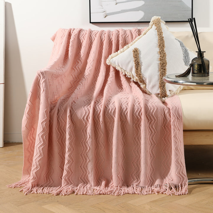 Decorative Knit Throw Blanket