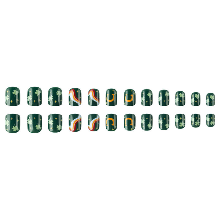 Artistic Illustrated Press-On Nails Bowlift